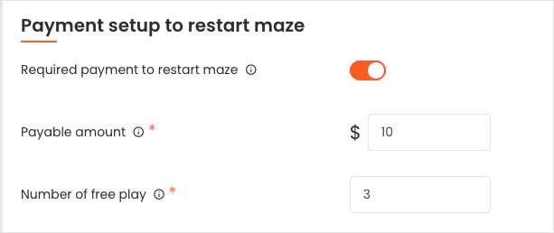 Restart maze